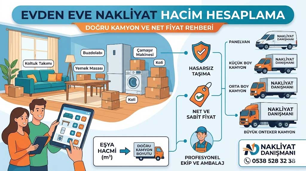 Evden eve nakliyat hacim hesaplama